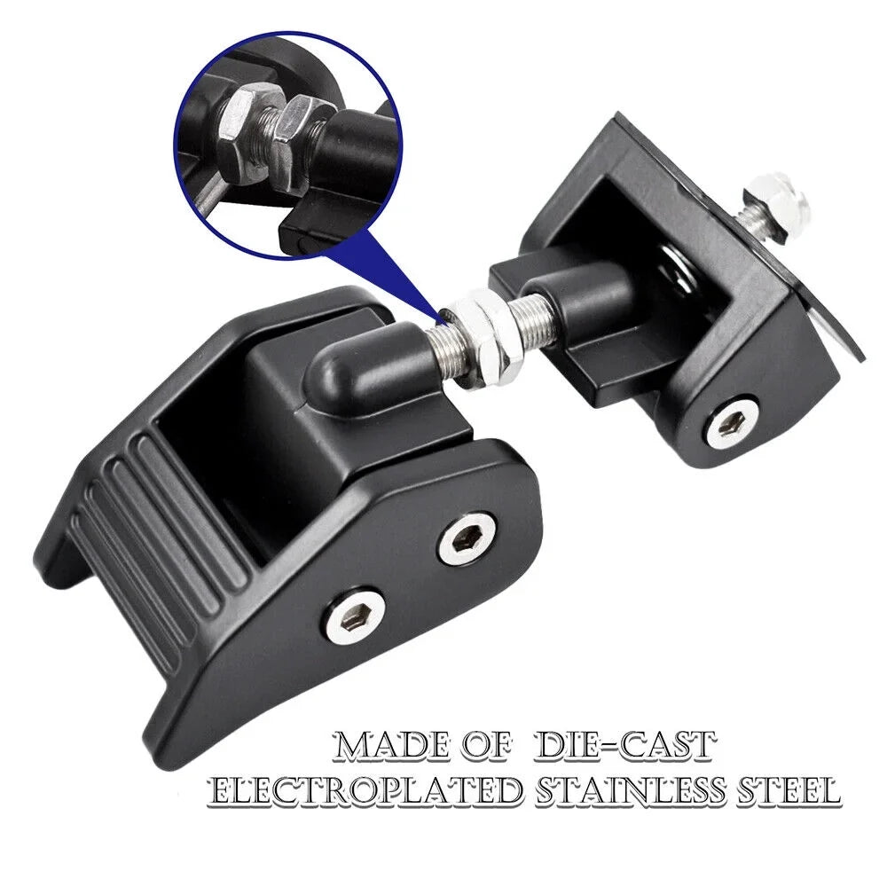 for Lock Latch Front JKU HOT Pair Catch JK Hood Hood 2007-2018 Jeep Wrangler Kit