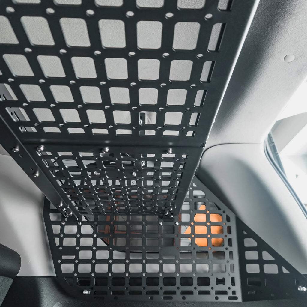 Storage Shelf BAKOD MSW100 Toyota Window 4Runner Molle Panel for Set MSPS100 Black 2010-2023