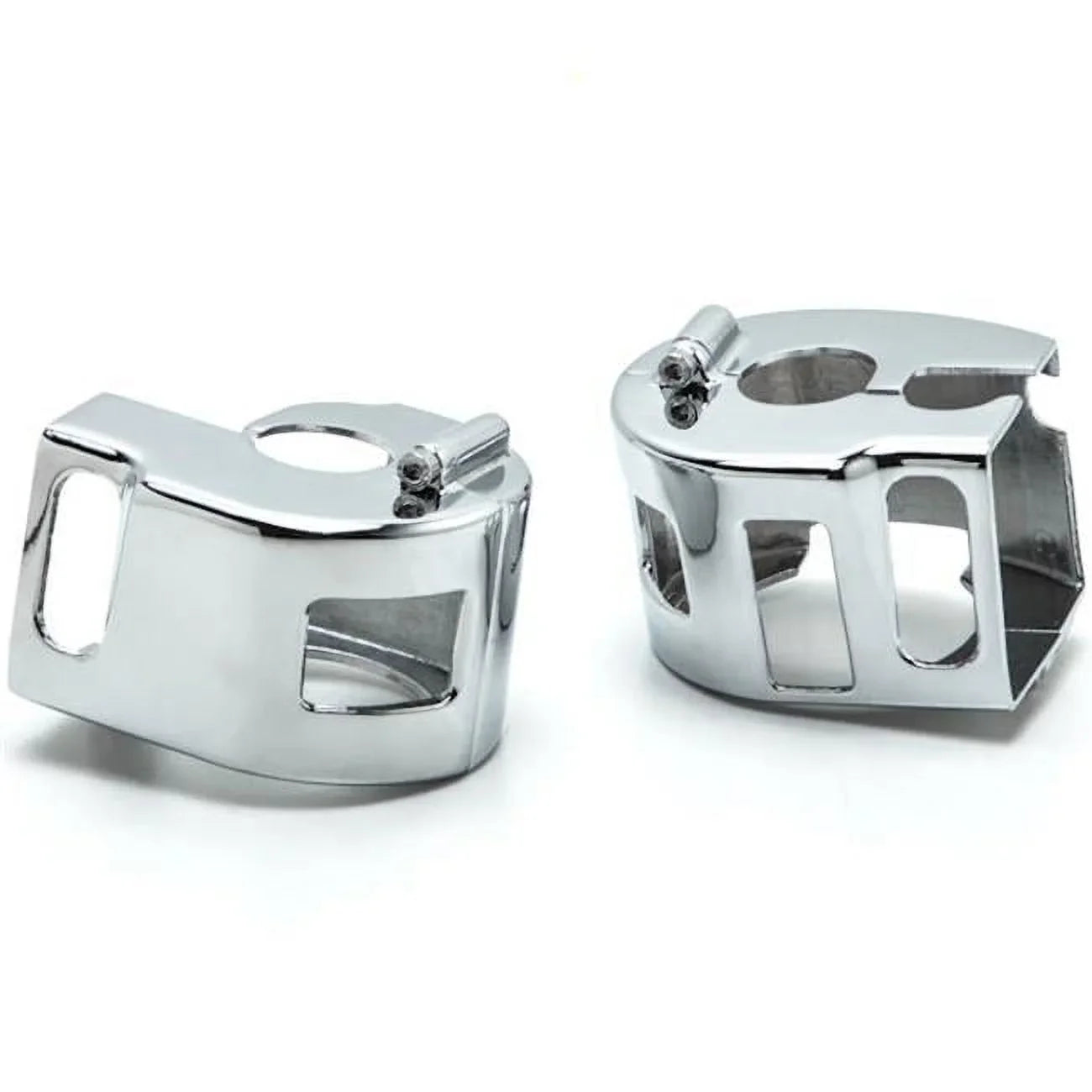 Chrome Switch 650 1500 V-Star Vulcan 1600 Yamaha Custom Cover Housing Road Handlebar Star Kit, Kawasaki