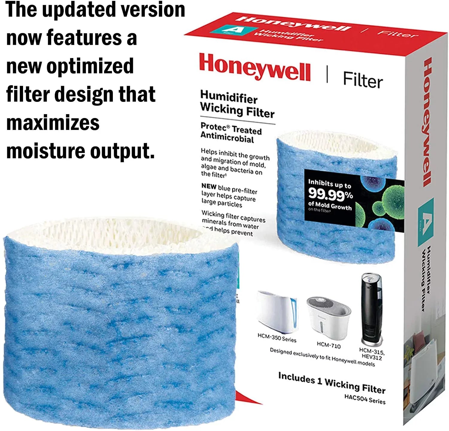 Honeywell Filters Humidifier Bundled A - with. 2 Series (Updated Replacement, Filter HAC-504 Version)