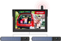 System Cameras Truck, Camera Wireless RV 2 for 1080P Cameras, Rear Backup Van, Wireless Reverse IP69K Waterproof 33FT View Under with Solar Camera