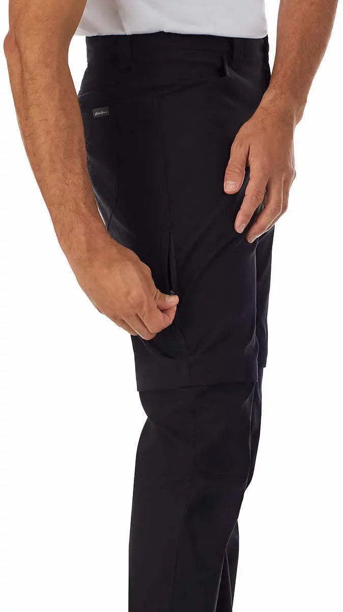 (Black Eddie Pant Lightweight Mens 34x32) Convertible Bauer