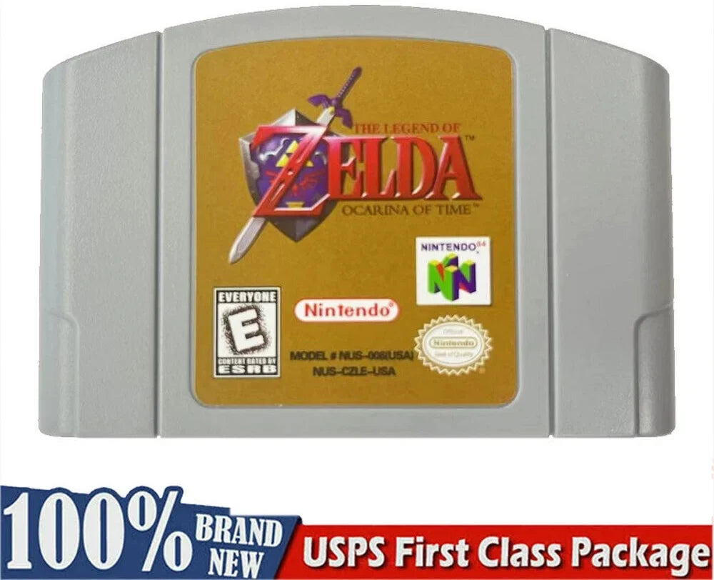 Time Box Zelda N64 Console Legend Nintendo Game Ocarina of US- for of