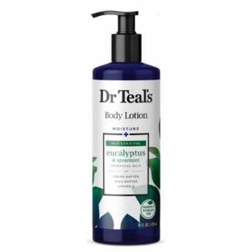 Moisture & Oz Spearmint, Lotion Rejuvenating/Refreshing 16 Eucalyptus Fl Body Teal,S Dr