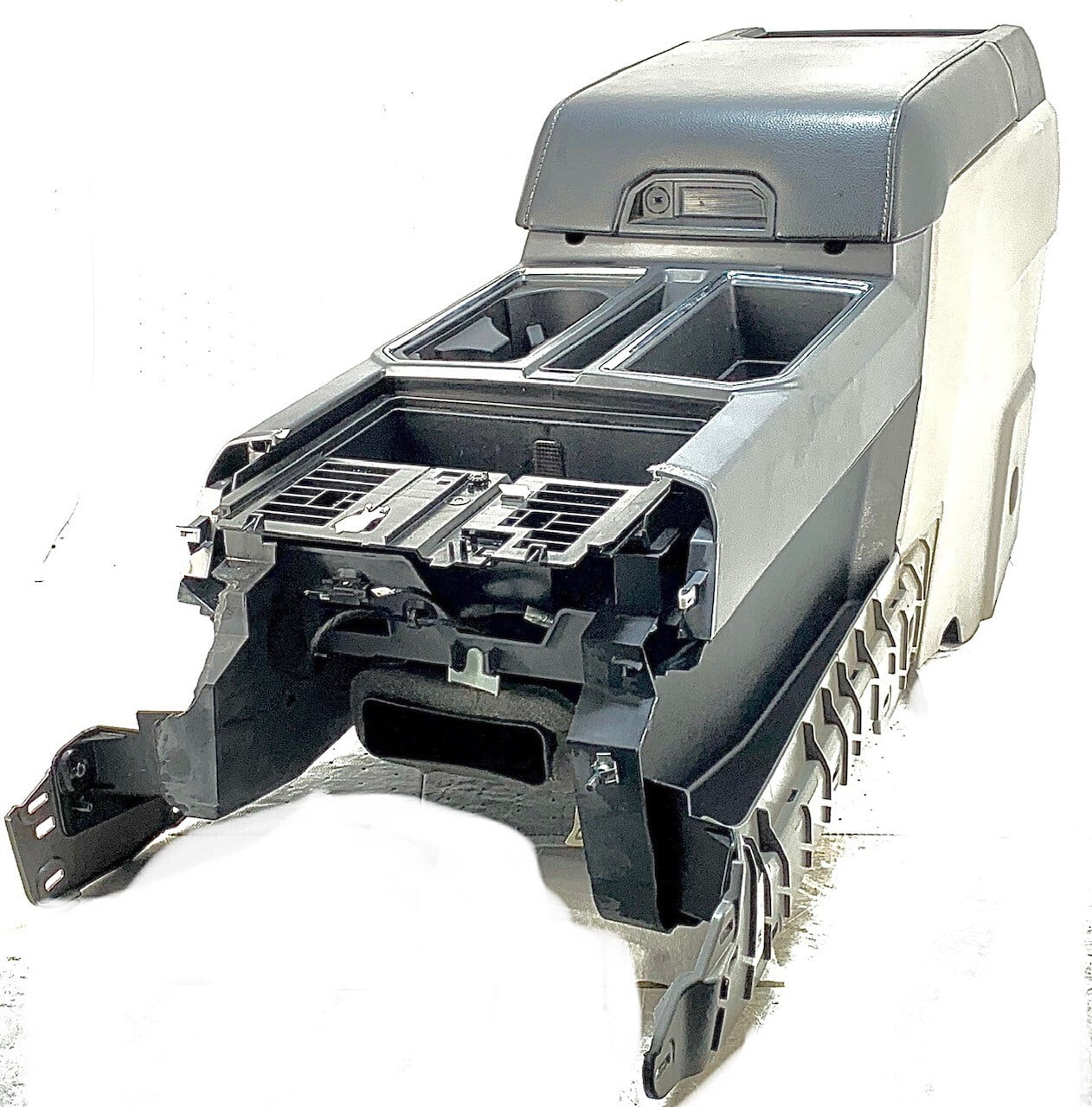 Shift Floor Pre-Owned w/ Console Lid OEM 2017-2020 Black Column F150 (Good)