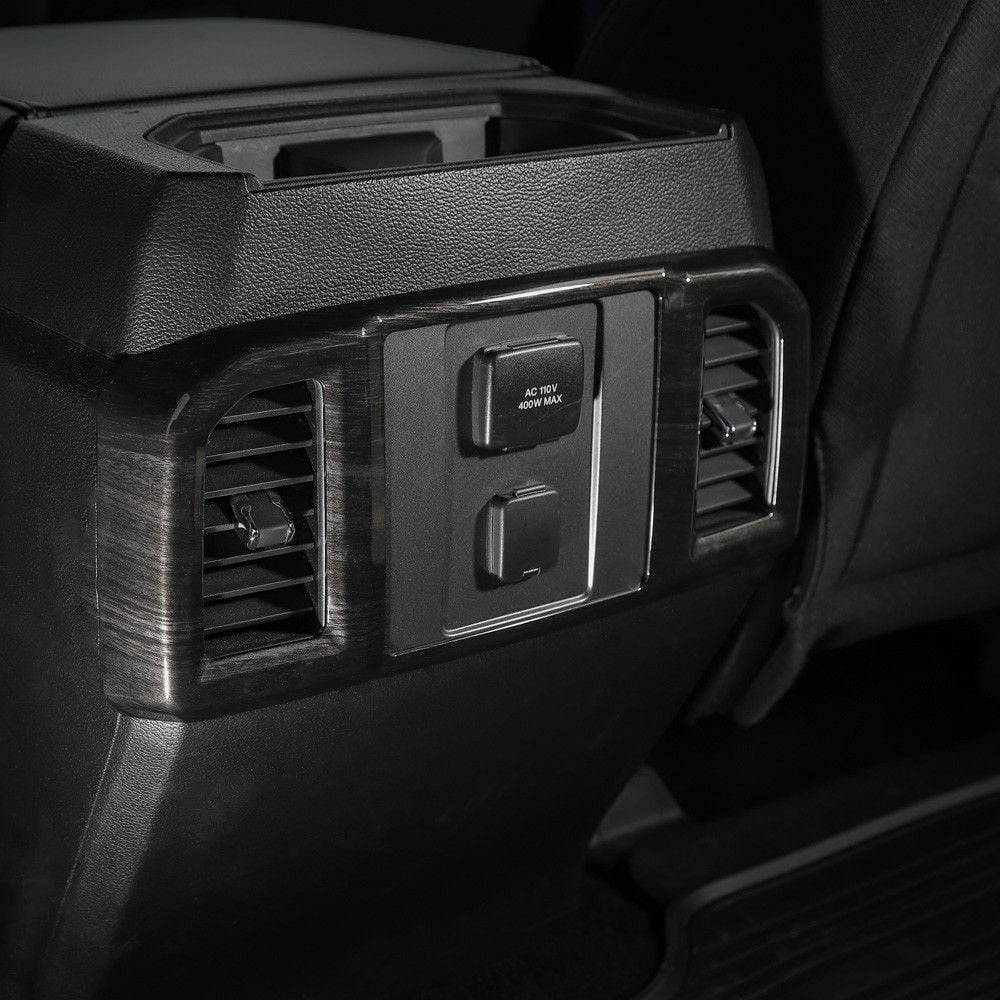 pcs Car F150 ABS Teledu Console 8 Trims m Cover Center Interior