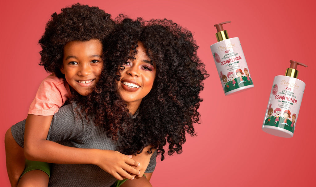 Strawberry Hair - and Set Kids: Tear-Free Kids HAIR Conditioner, for Hair and Vegan, BABY Mask Gentle, Shampoo, Care Sensation