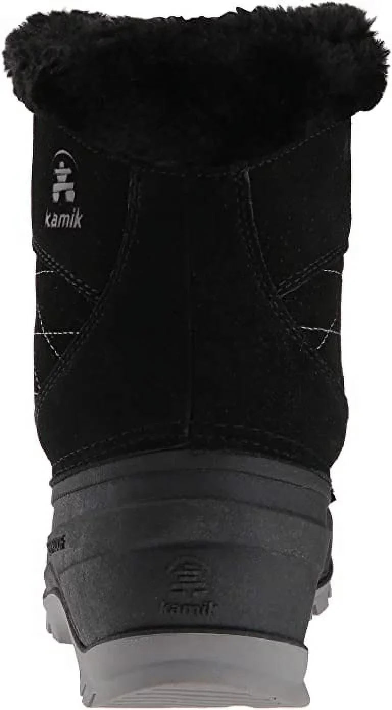 Women's The Boot Kamik 5 BLACK WK2175-BLK - Snovalley Black Winter