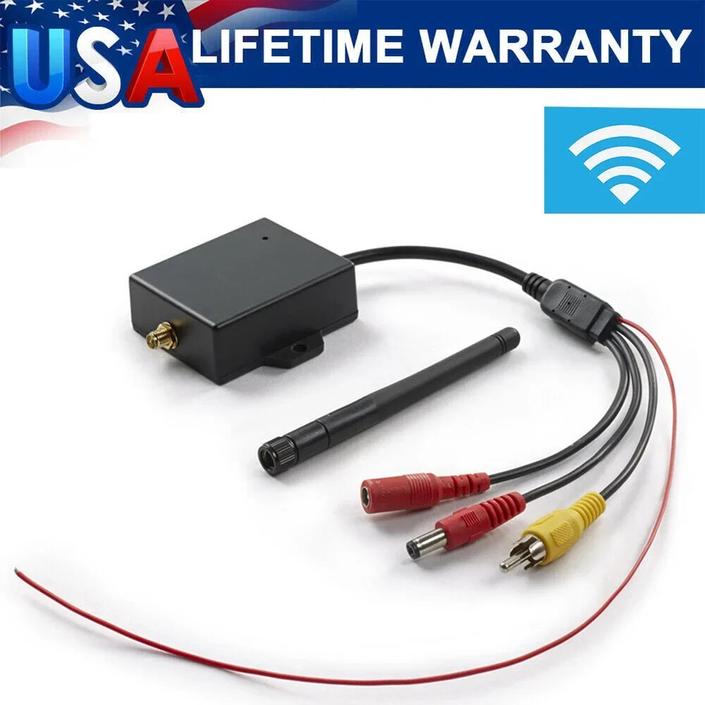 '- Stable Camera to Ideal Reversing Camera Wifi Transmitter - Range for 50m Wireless Signal, Car View Easy Module AV Rear