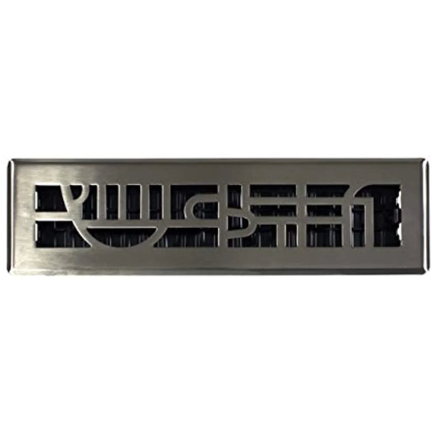 Brushed Nickel Decor 2x12, Grates Register, Floor ADH212-NKL