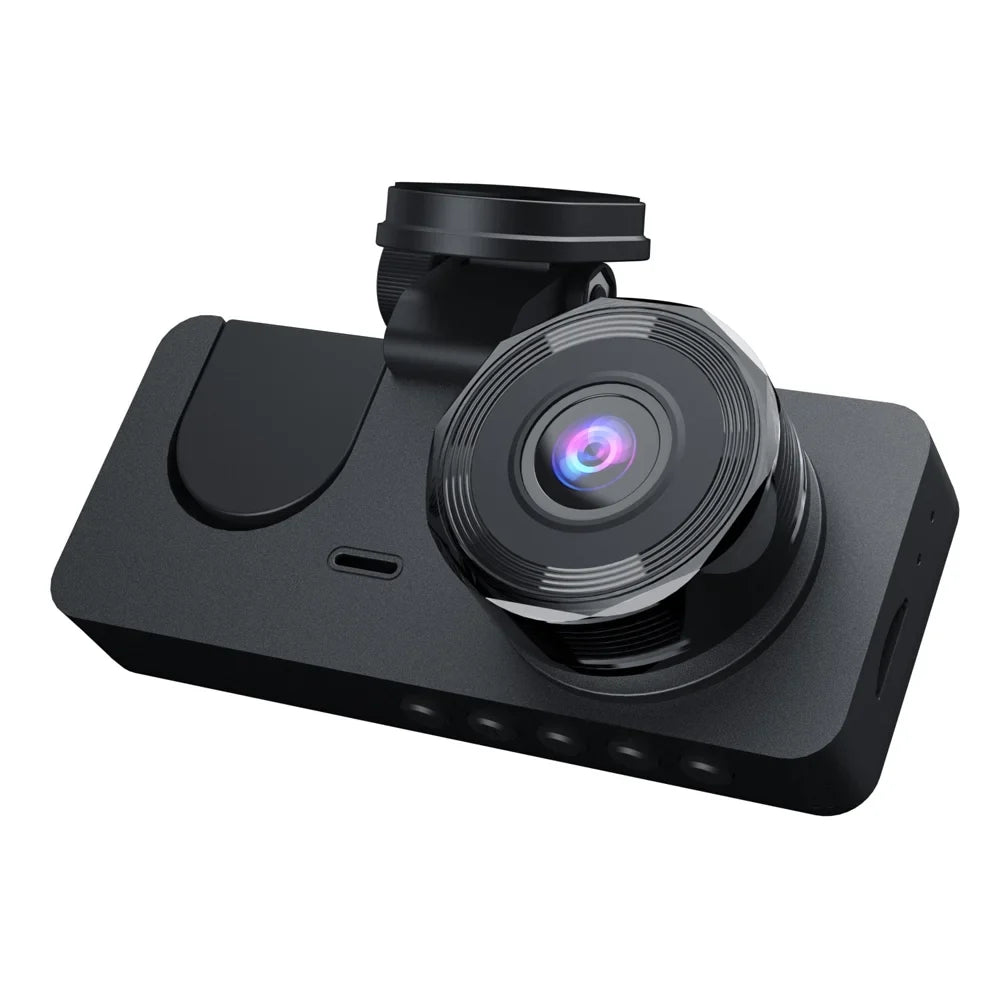 Shinysix DVR Rear Driving & Night-Vision Inside Camera Dashcam Detection Recorder Lock Motion Loop Inch 1080P 2 Recording Screen Camera Front Dash Support One-Key &