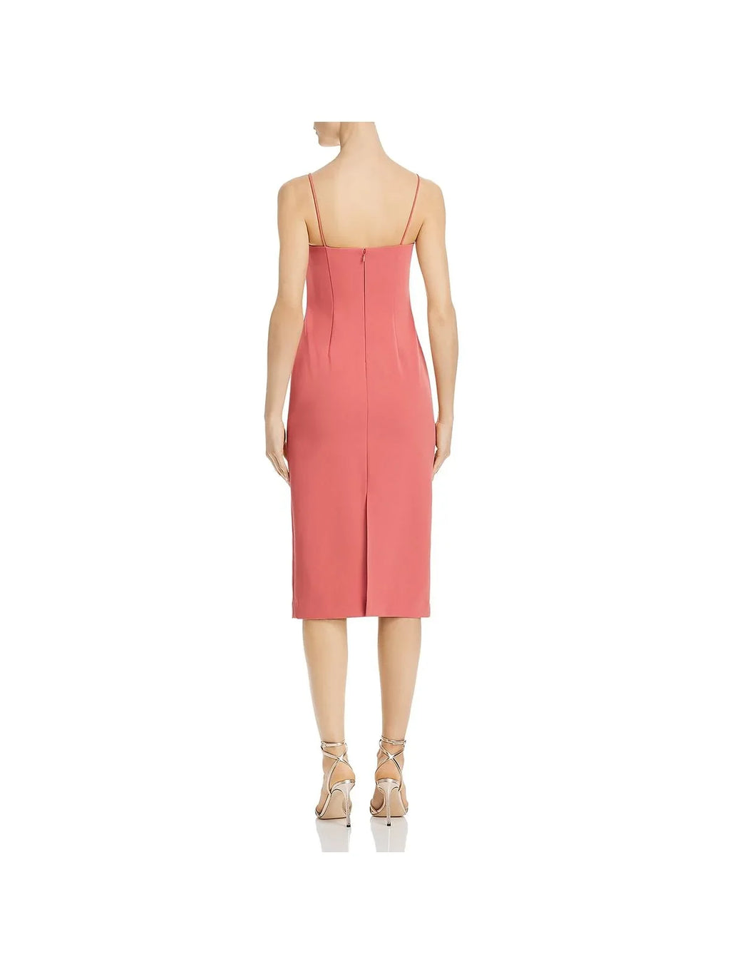 Sheath Evening STUART outfit Strap 10 Below Coral Spaghetti Knee Womens JILL The