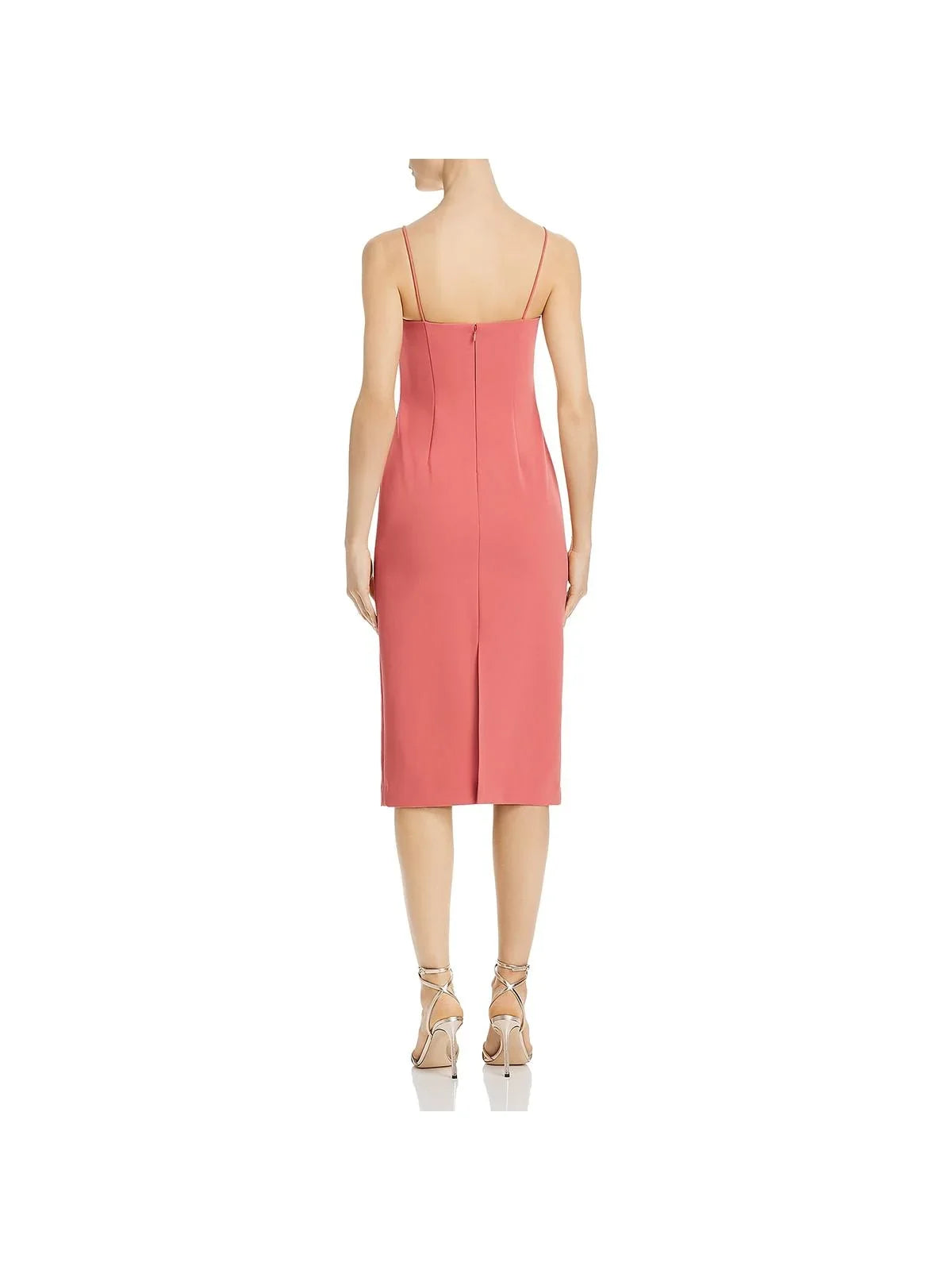 Sheath Evening STUART outfit Strap 10 Below Coral Spaghetti Knee Womens JILL The