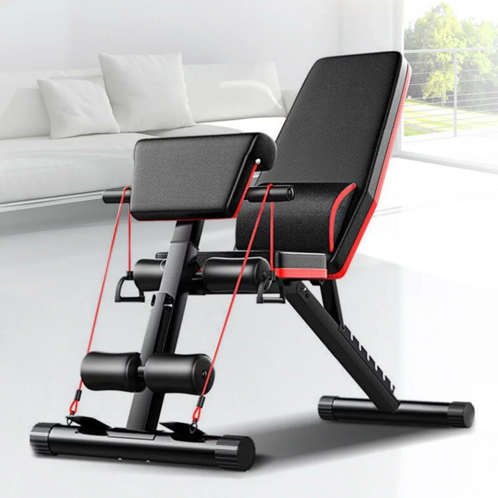 Body Bench Workout Decline Adjustable Gym Foldable Dumbbell Incline Weight Full