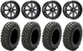 16" Tires Crawler Mule Maverick XG Fuel Black Kawasaki Wheels 35" Teryx