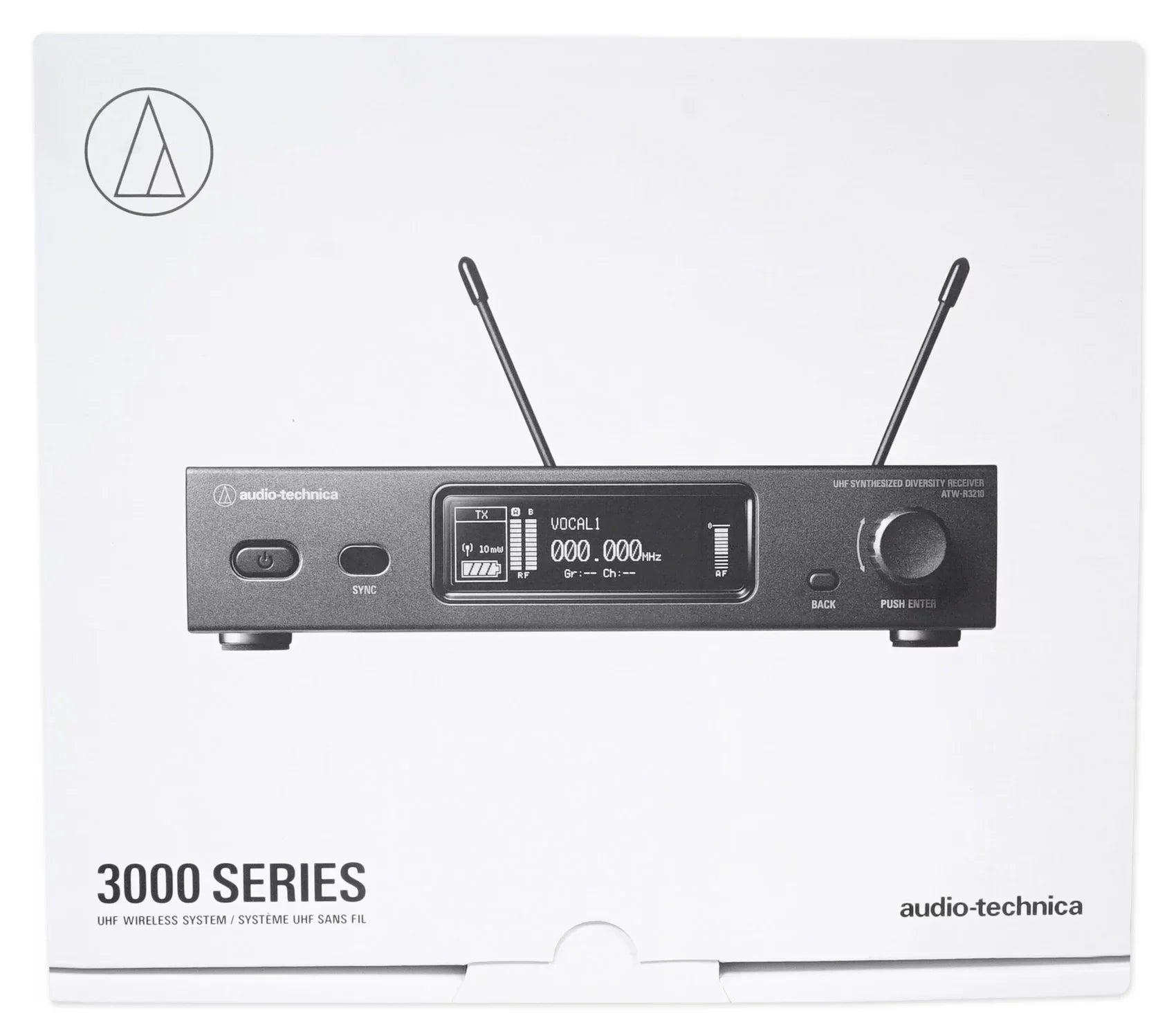 Technica Mic+Tower Audio Wireless Speaker Theater Home Handheld ATW-3212/C710DE2