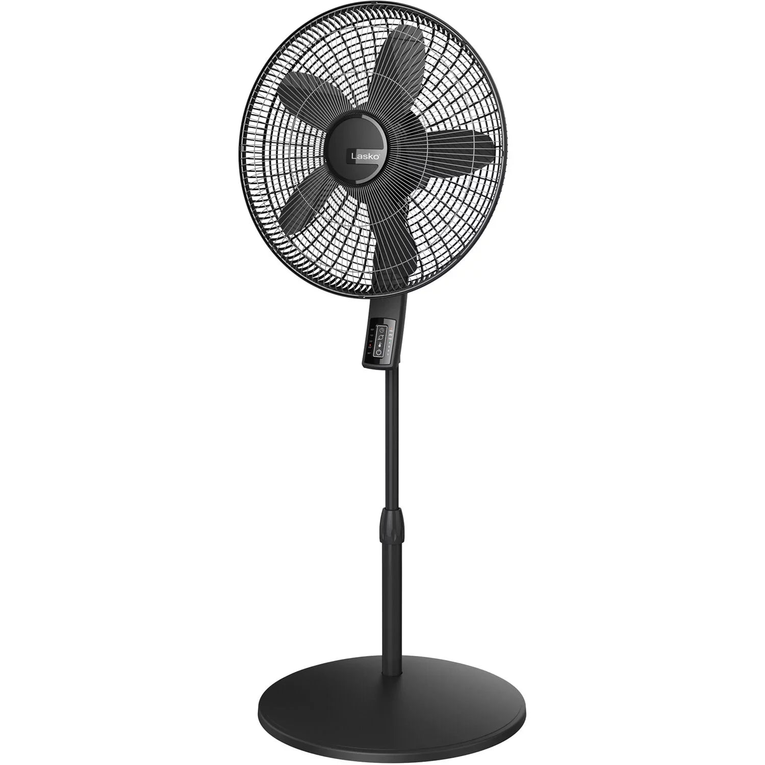 Pedestal Black with Elite Thermostat, Control Adjustable Fan Lasko Remote Blade and Quiet Collection