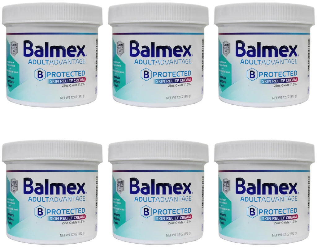 Cream, 12oz and Skin Sensitive Protect Shield Adult Balmex to Heal Relief - Technology Skin Skin, with Advantage Soothe B-Protected