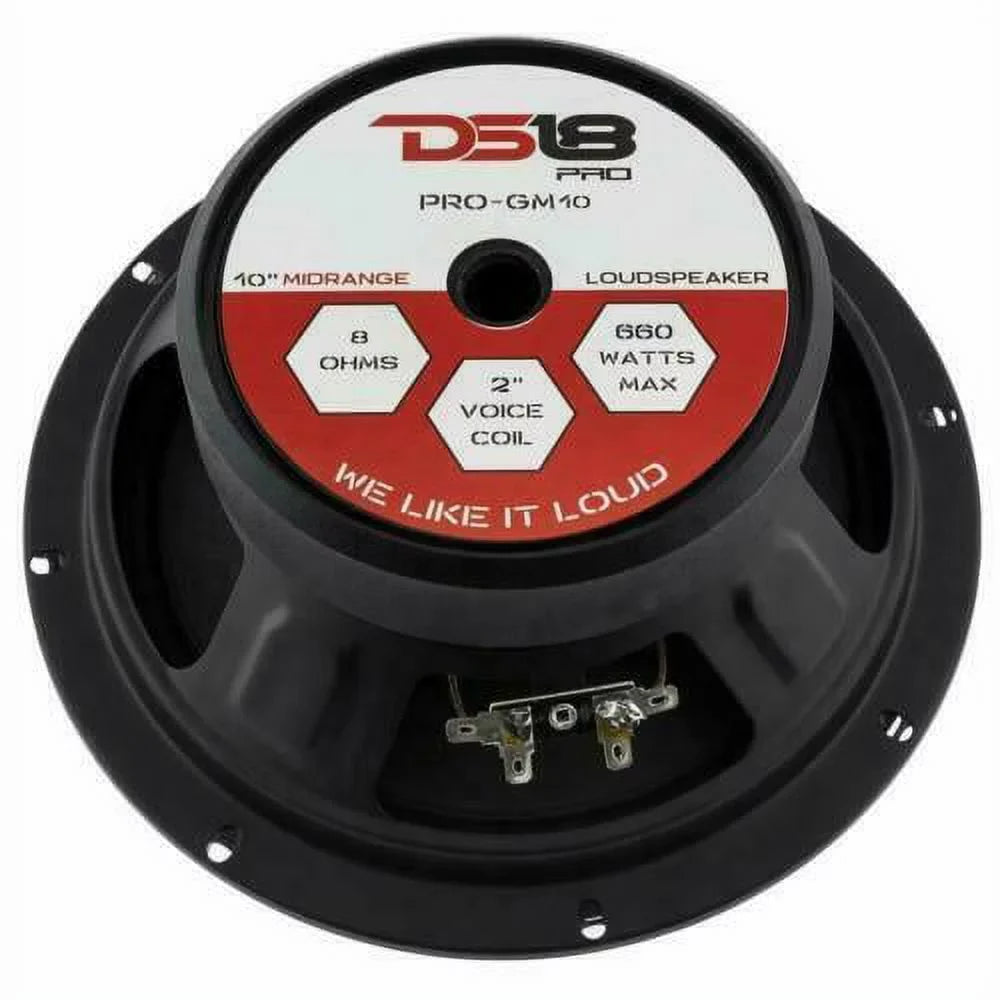 Inch watt DS18 10 and 8 Pro Truck Door Loudspeaker Mid Range 660 Car GM Max Ohm
