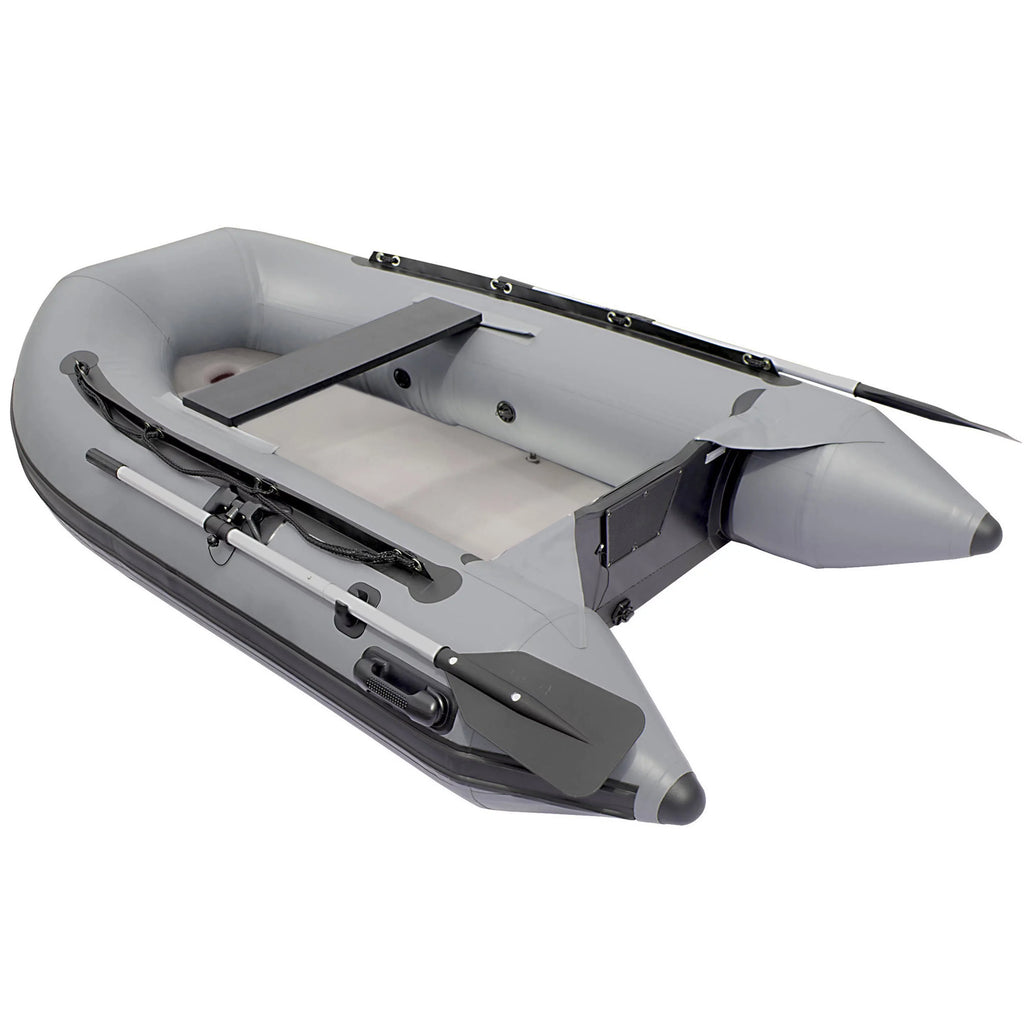Inflatable 8.4 - Floor Fishing Gray ALEKO Air - Foot Boat