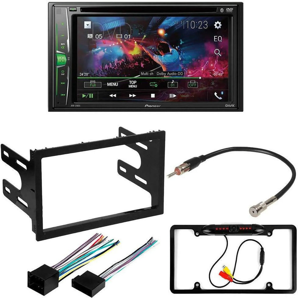 Digital AM/FM Double KIT4976 Touchscreen Stereo Car Bundle W/ for 1998-1999 6.2" Receiver Media Camera/Installation AVH-241EX with Kit/in-Dash Pioneer DIN Volkswagen Bluetooth/Backup DVD/CD Passat