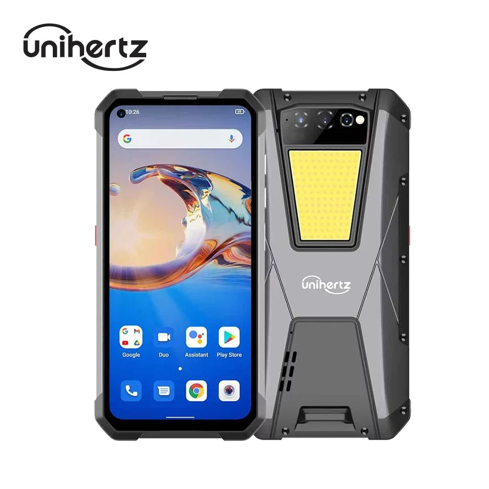 Rugged Smartphone, GPS 4G NFC, Camera, 000 MP liquid 108 Resistant, Unihertz Phone, Android 12, 22 Battery - Tank Charging, Fast