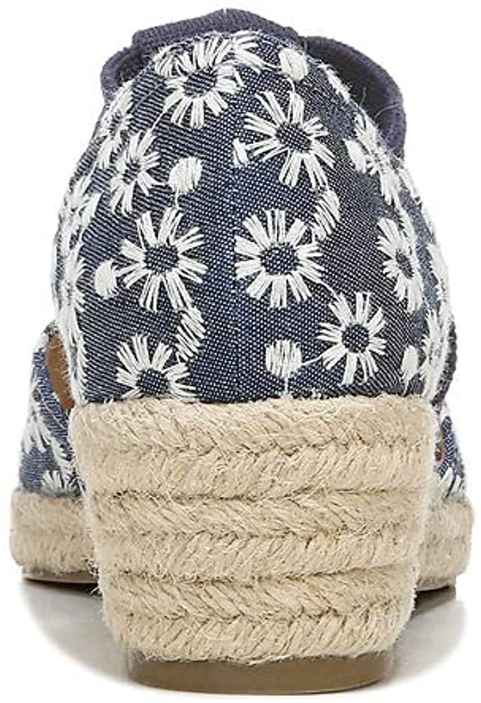 dimension Kascade Flops Blue/White & W Women's Flip LifeStride Sandals 8.5