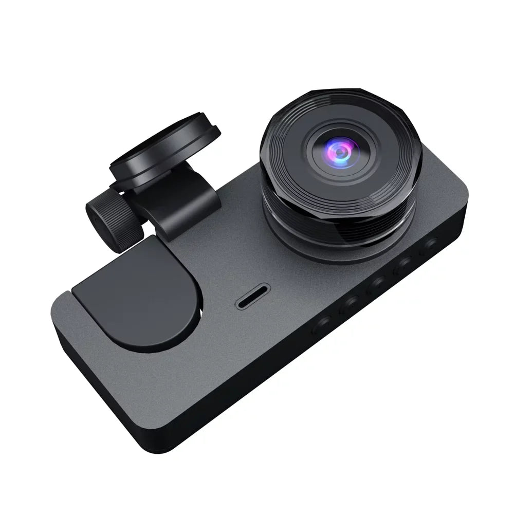 Shinysix DVR Rear Driving & Night-Vision Inside Camera Dashcam Detection Recorder Lock Motion Loop Inch 1080P 2 Recording Screen Camera Front Dash Support One-Key &