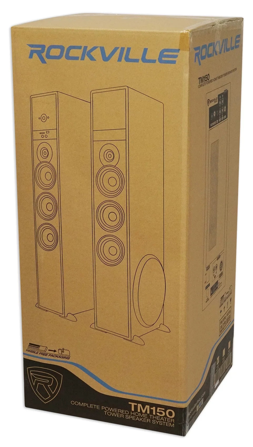 System Theater Tower SK8000 LG Speaker w/Sub For Television Home TV-Wood