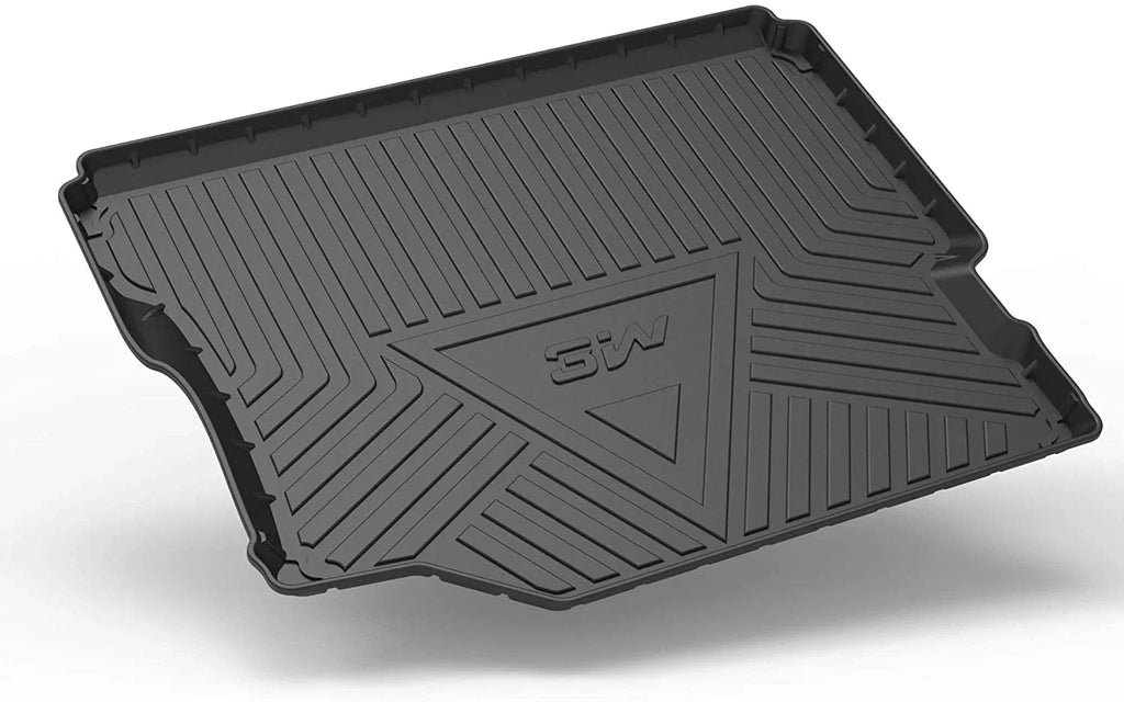 Mat Trunk Liner 3W 2021 climate JL Black for All 2018 4-Door subwoofer Unlimited for 2019 (Not Wrangler JK), Jeep Cargo JL for with 2020
