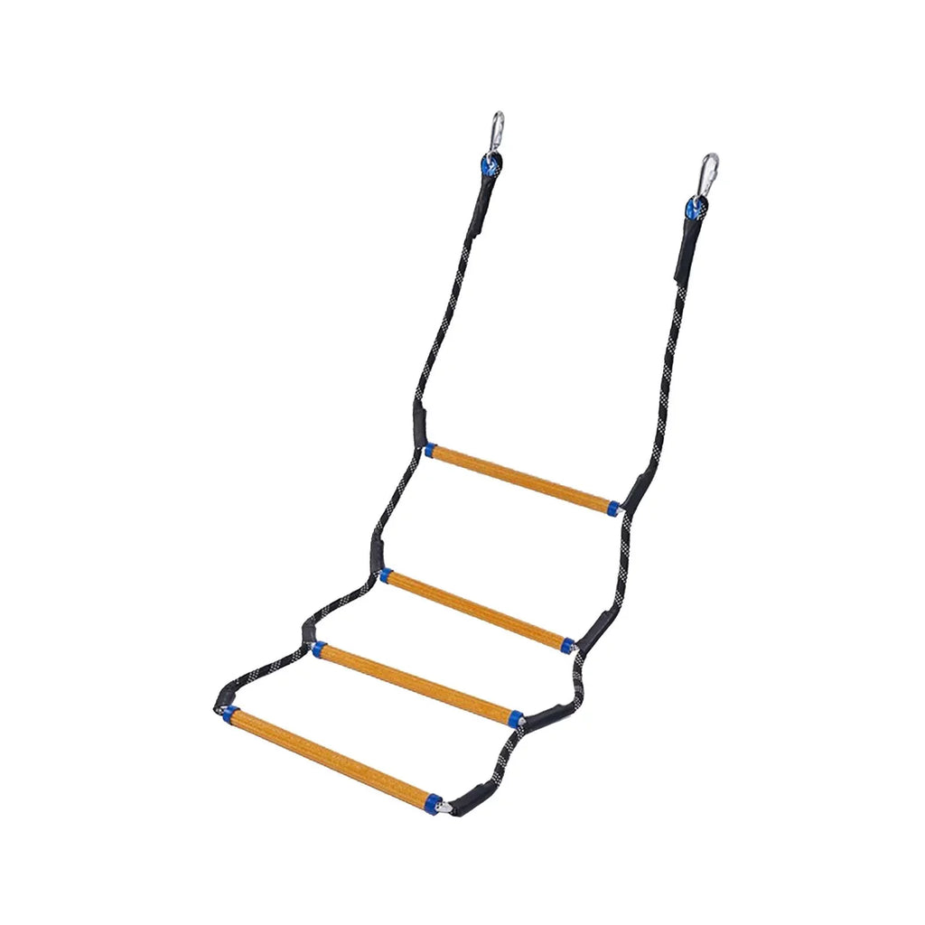 Rope Marine Tier Ladder, Swim Ladder Rope 4 Sailing Boat Boarding Inflatable Ladder, Rope High Strength 4/5 Rope Kayaking Ladder Canoe Steps for Climbing Boat