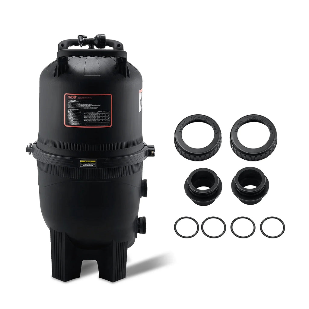 Filtration In/Above Pool Swimming Filter 425Sq.Ft SKYSHALO Pool Cartridge Ground