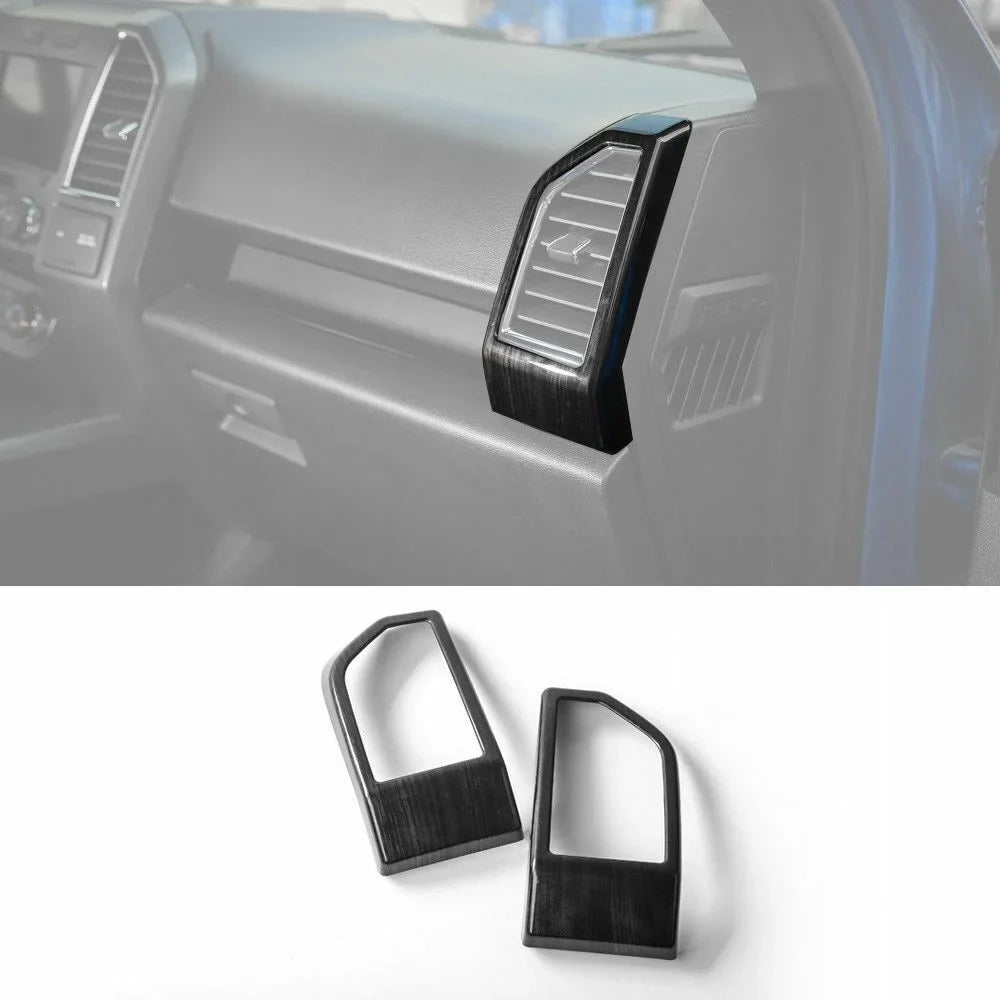 pcs Car F150 ABS Teledu Console 8 Trims m Cover Center Interior