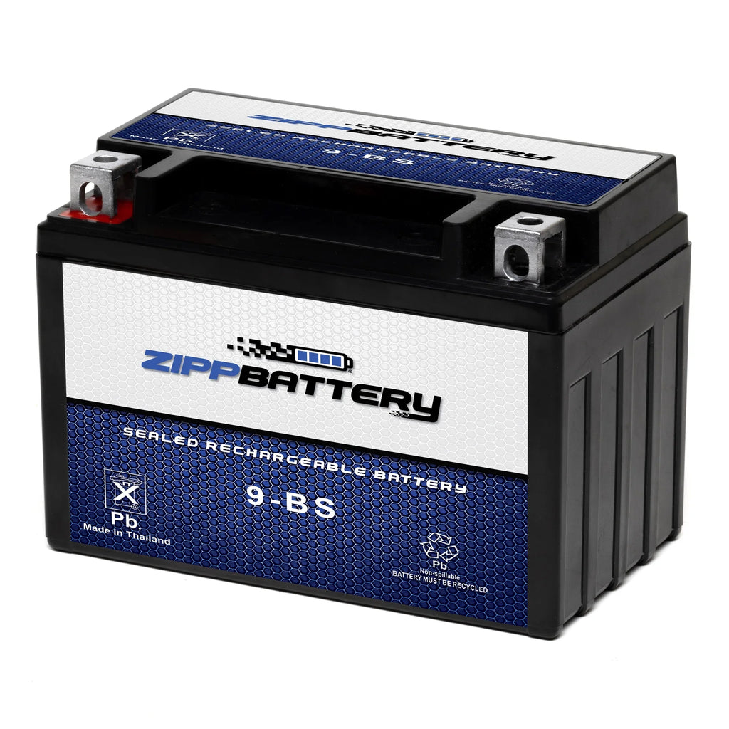 Volt,8 YTX9-BS Battery 97-'09 (9-BS Battery CCA) 12 120 Motorcycle 600cc Suzuki Zipp Ah, Gsx-r600 for