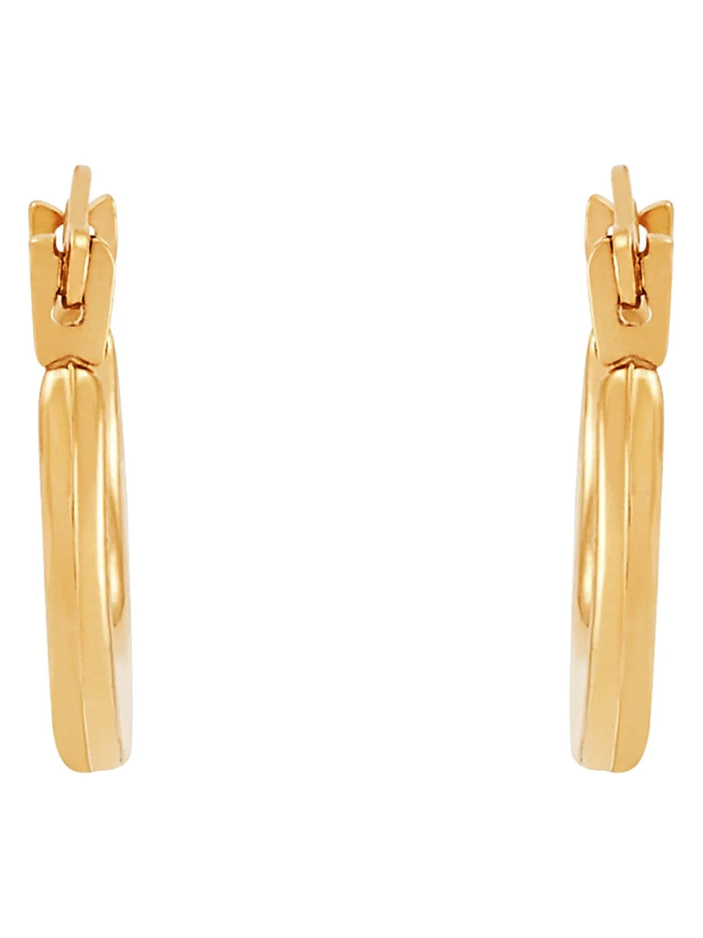 10K Fine Brilliance Girls Hoop Gold Hollow Round Plain Earrings Yellow Jewelry