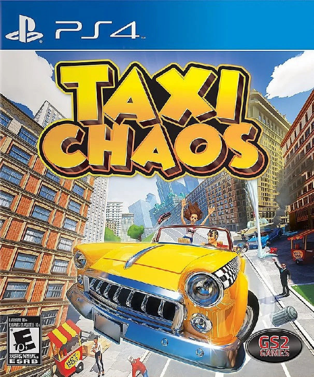 (Refurbished) 2021) Taxi Chaos Restored 4, ( Playstation