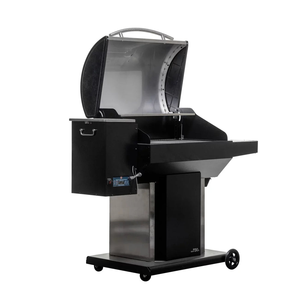 in. Wood sq Grill Stainless Steel USSC 730 Pellet Grills
