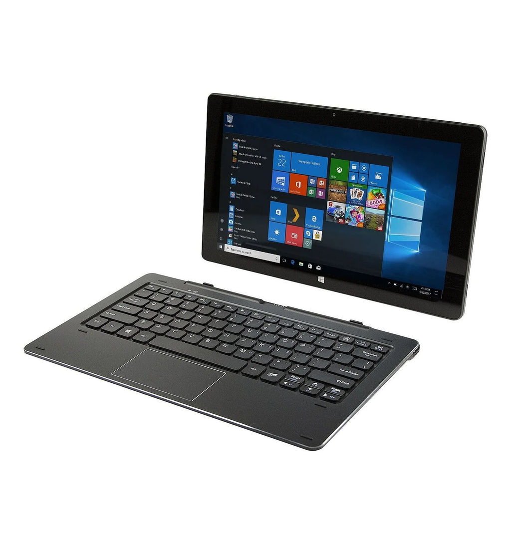 NuVision x5 ATOM Windows Z8350, Windows Duo Tablet, 10 11.6" Home 2-in-1