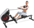 Rowing for Magnetic and Machine Machine Resistance Machine SereneLife Levels Rowing Exercise (Black) Rowing Gym, (8) Selectable Air