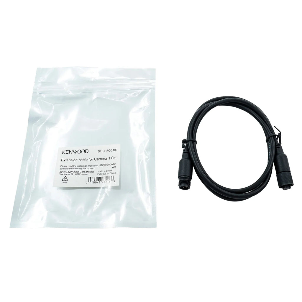 KENWOOD Cable KENWOOD (3.2 System Camera Motorsports Front-and-Rear STZ-RFCC100 Action for STZ-RF200WD Camera Extension Ft.)