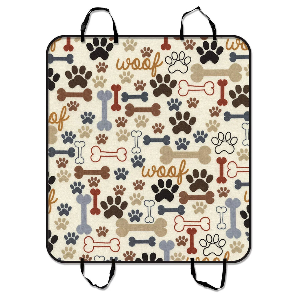 and Paws Mat inches and 54x60 Mat Seat Bones Trucks Dog Cargo Car Dog Cover Car Seat Trunk Cars Hammock Pet GCKG SUV For Mat