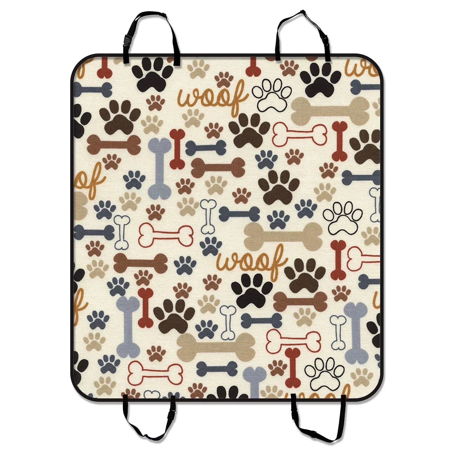 and Paws Mat inches and 54x60 Mat Seat Bones Trucks Dog Cargo Car Dog Cover Car Seat Trunk Cars Hammock Pet GCKG SUV For Mat
