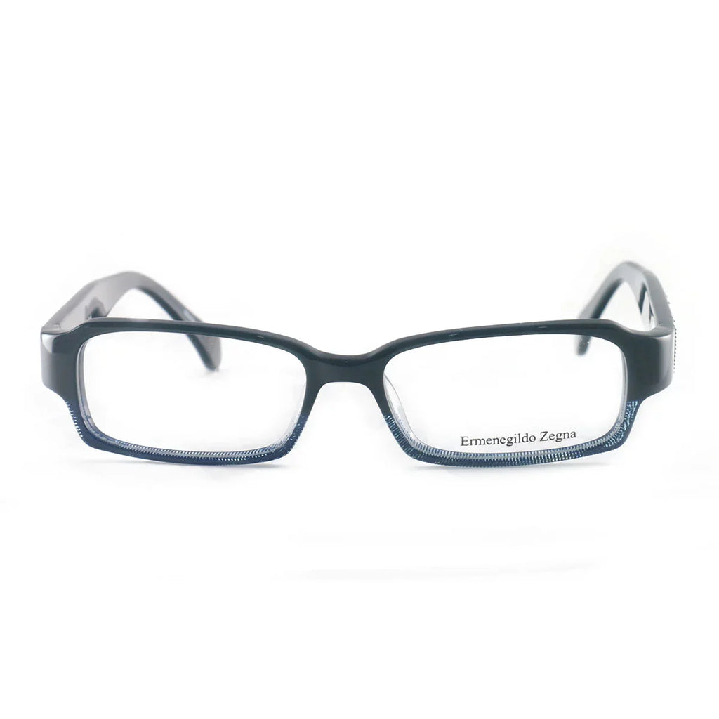 VZ3504V or Zegna Ermenegildo Eyeglasses Blue 51 135 15 Rectangle Men 9M9 Womens