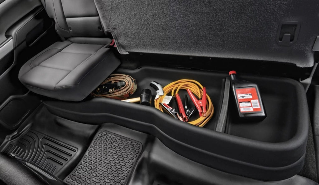 2014-19 Under Black RealTruck Storage by Tundra Cab Toyota Husky Double Box Seat with Compatible Gearbox - 9511
