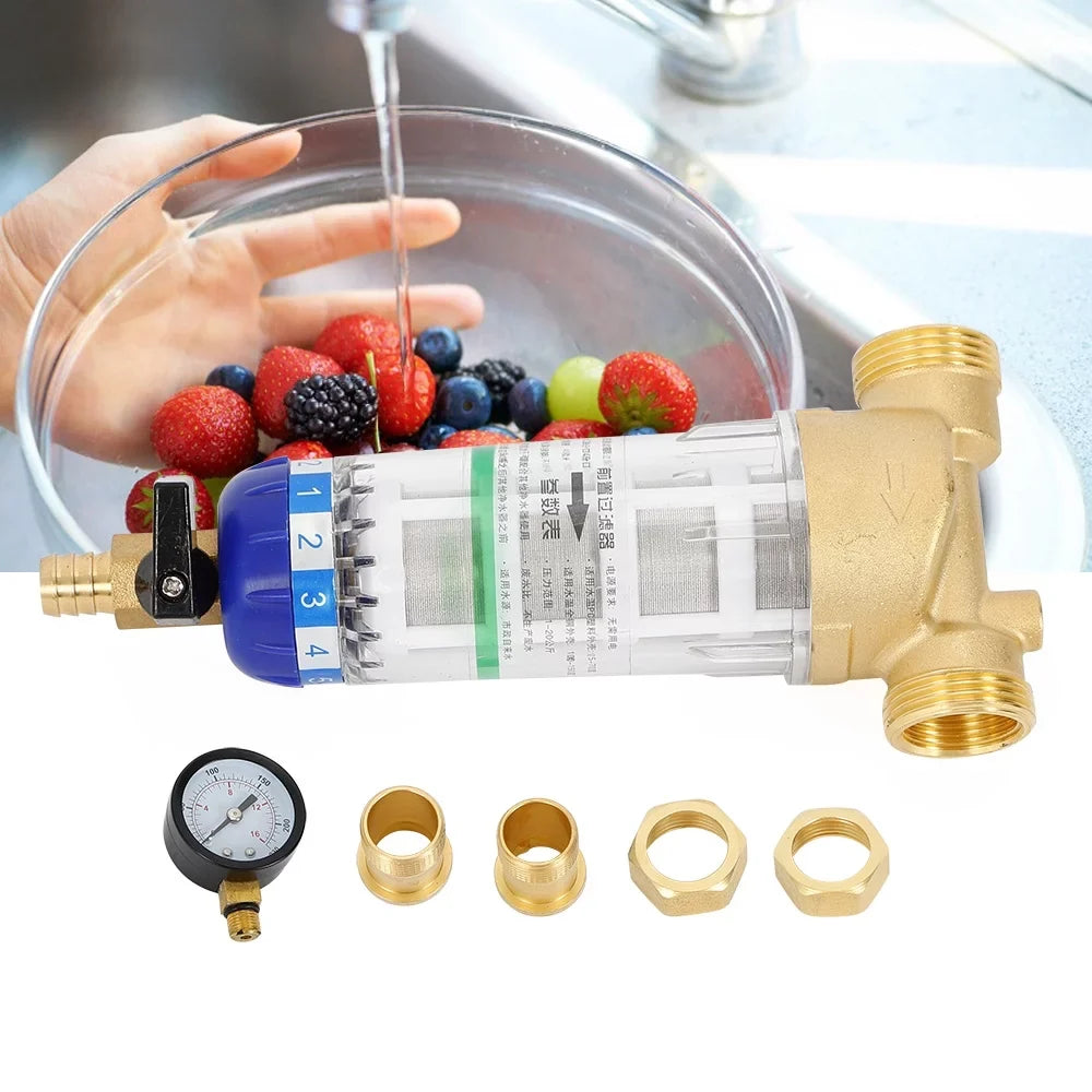 liquid Sand liquid Pipe Spin for Home Down Reusable Sediment Remove Filter liquid Sediment 50℃ Filter Pre-filter Filter liquid