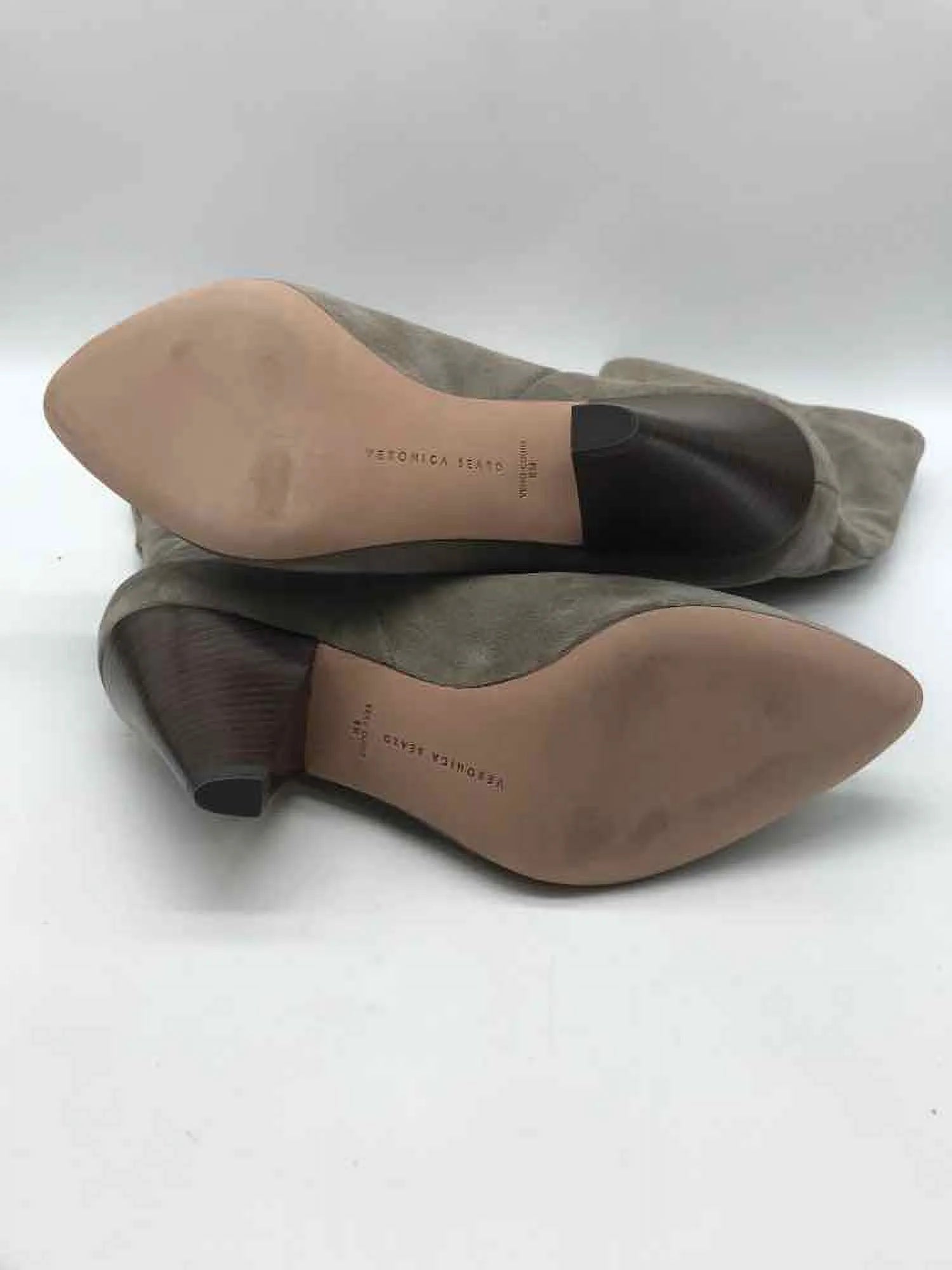 dimension Beard 6 Tall Boots Grey Veronica Pre-Owned