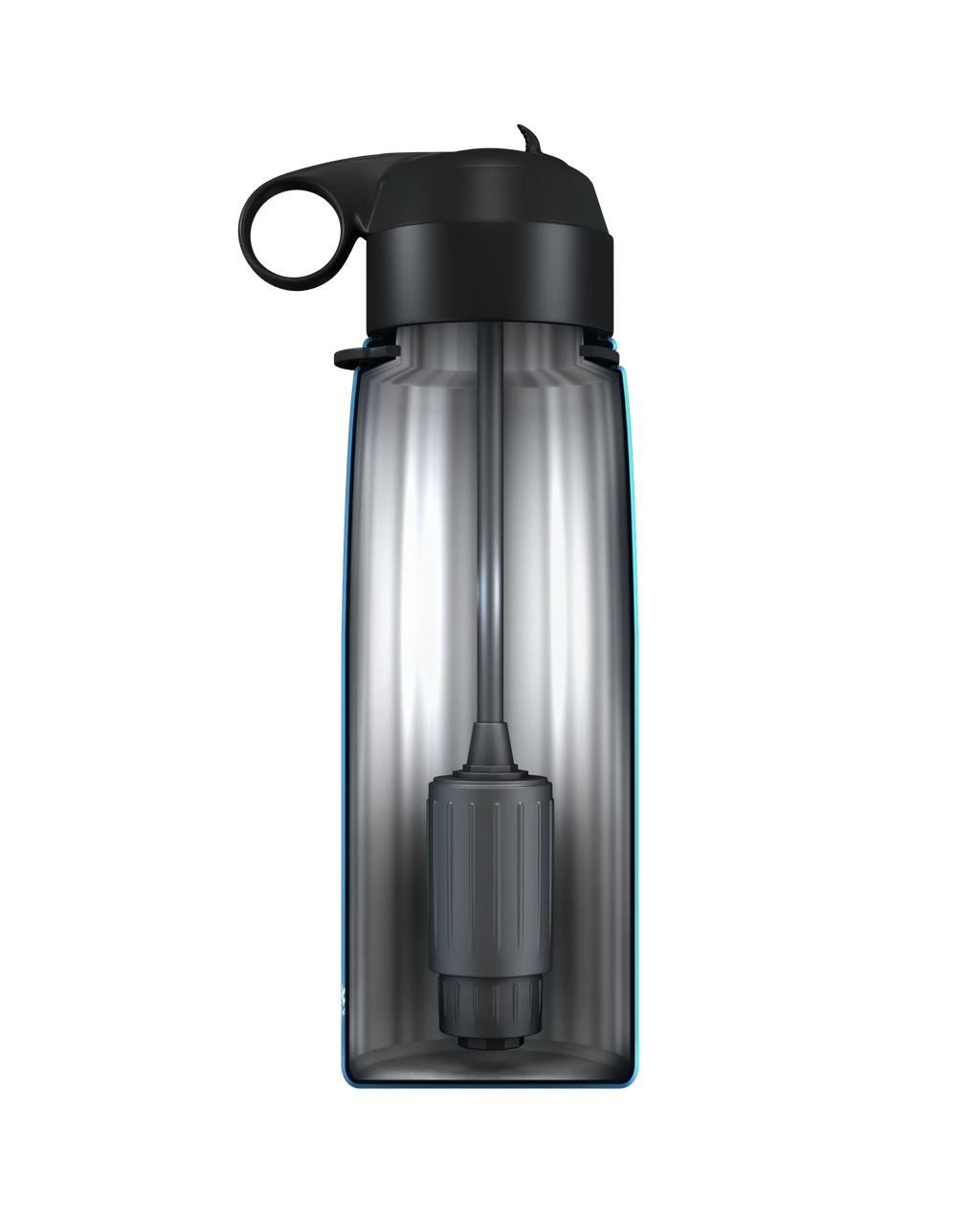 '- Blue) Filter Sealed (Metallic liquid Insulated liquid - 26oz Vacuum Filter liquid Stainless Double Bottle Seychelle - Bottle Alkaline - Steel Walled