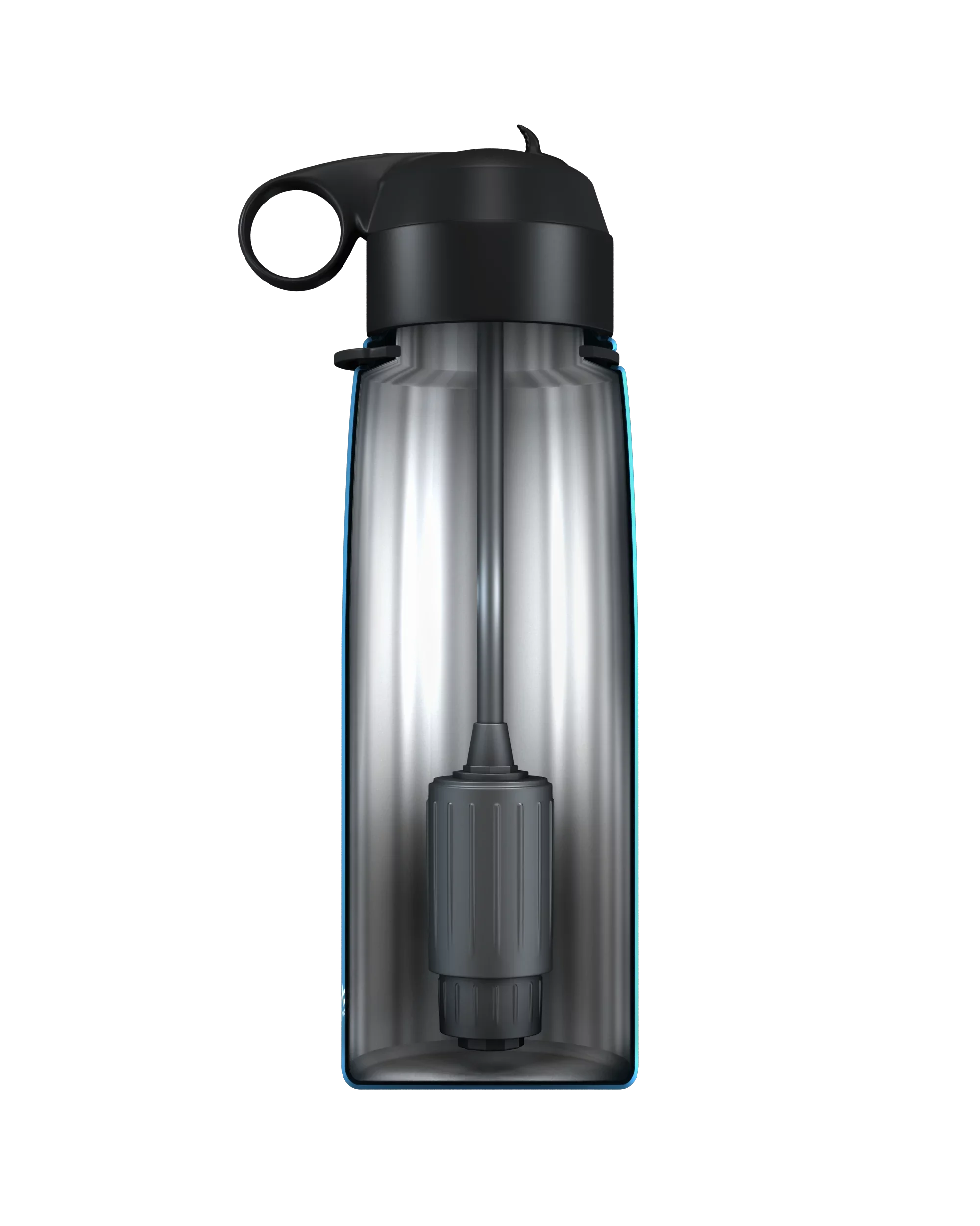 '- Blue) Filter Sealed (Metallic liquid Insulated liquid - 26oz Vacuum Filter liquid Stainless Double Bottle Seychelle - Bottle Alkaline - Steel Walled