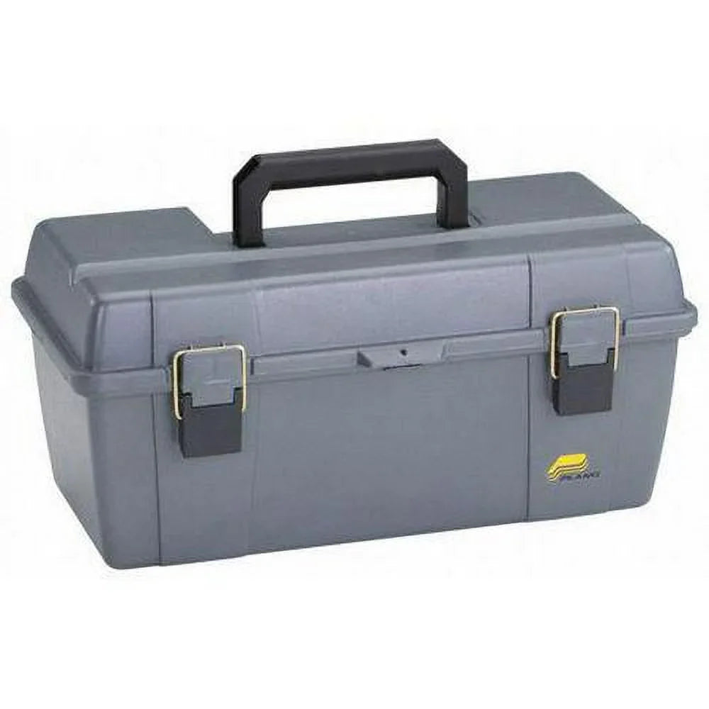 Plastic Box, 20-1/4 Gray Tool W Portable
