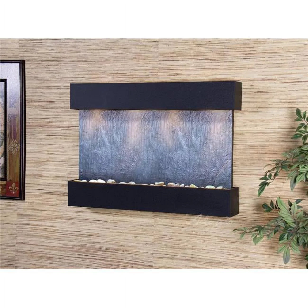 Fountain Reflection Creek RCS1711 Black Textured Wall Black Featherstone Adagio
